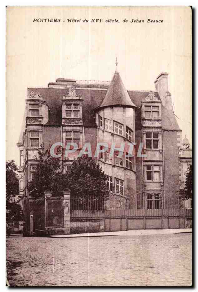 Poitiers - Hôtel du XVIe siècle, de Jehan Beauce