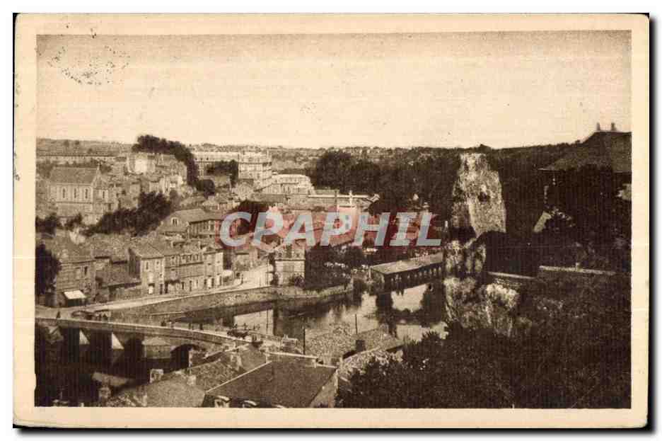CPA Piotiers Le Pont Joubert le Boulevard bagon le Rocher de Coligny