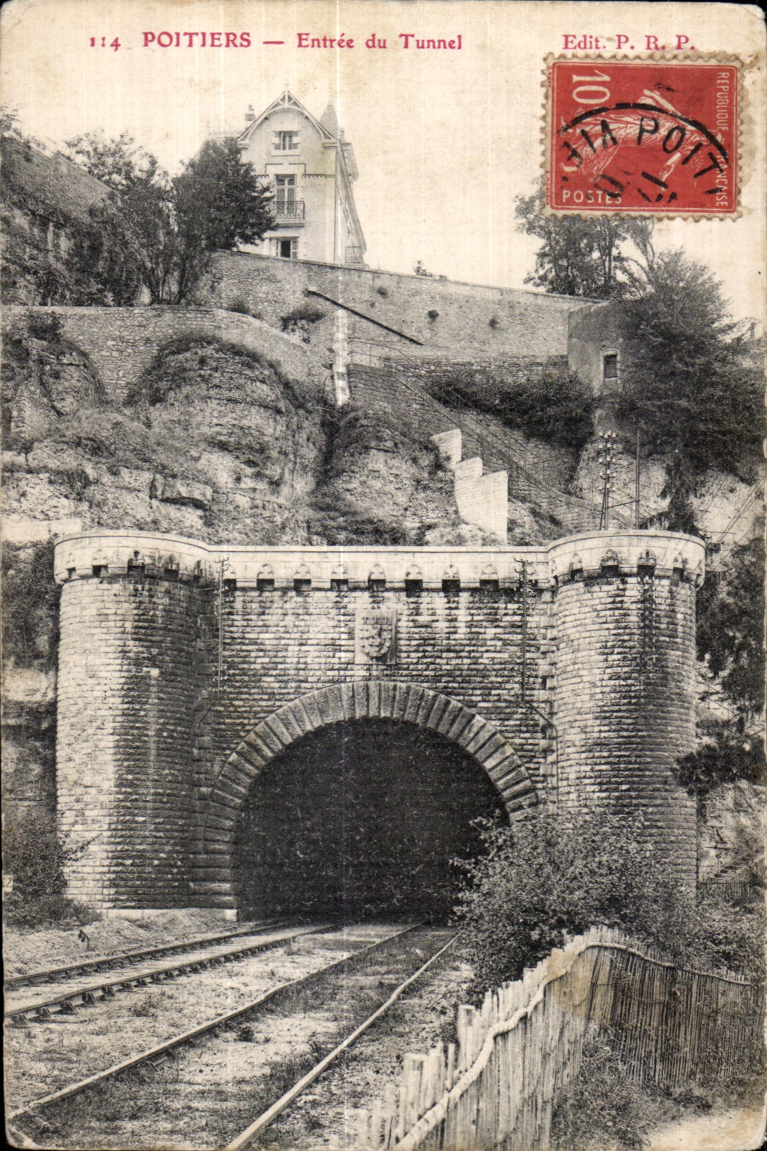 Poitiers — Entrée du Tunnel — Edit. P. R. P.