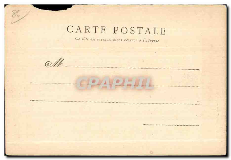 Poitiers — Ancien Château — Hachette, édit. Paris, photo. L. — Back