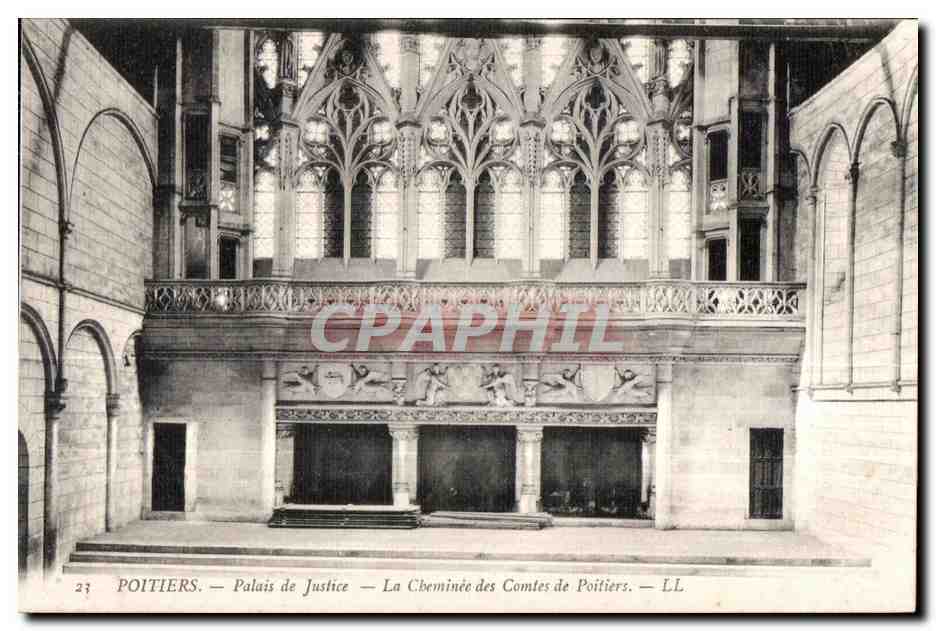 Poitiers — Palais de Justice — La Cheminée des Comtes de Poitiers — LL