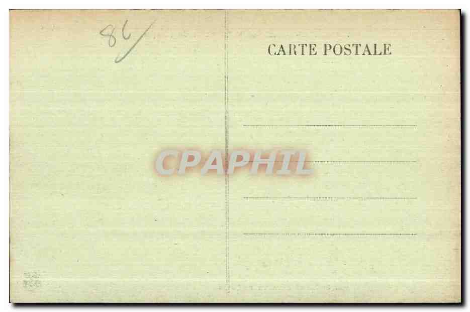 CPA Poitiers Abside et Transept de I Eglise St Pierre — Verso