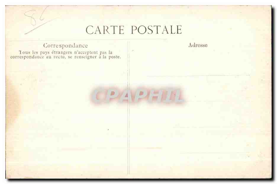 Poitiers — Le Clain — Notre-Dame des Dunes et les Casernes — H. W. T. — Back