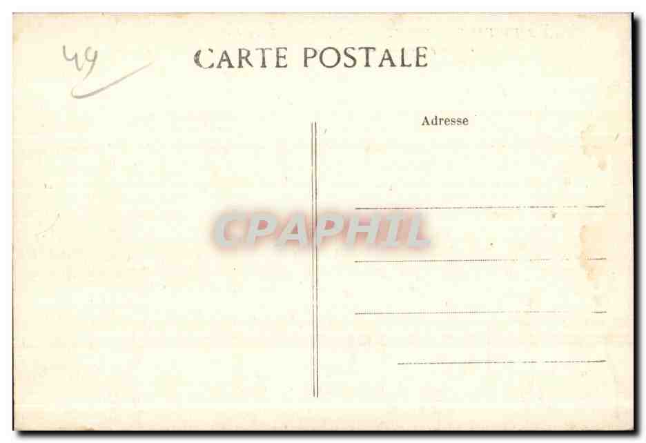 CPA La Jumelliere Le Chateau de la Faultriere Facade principale — Rückseite