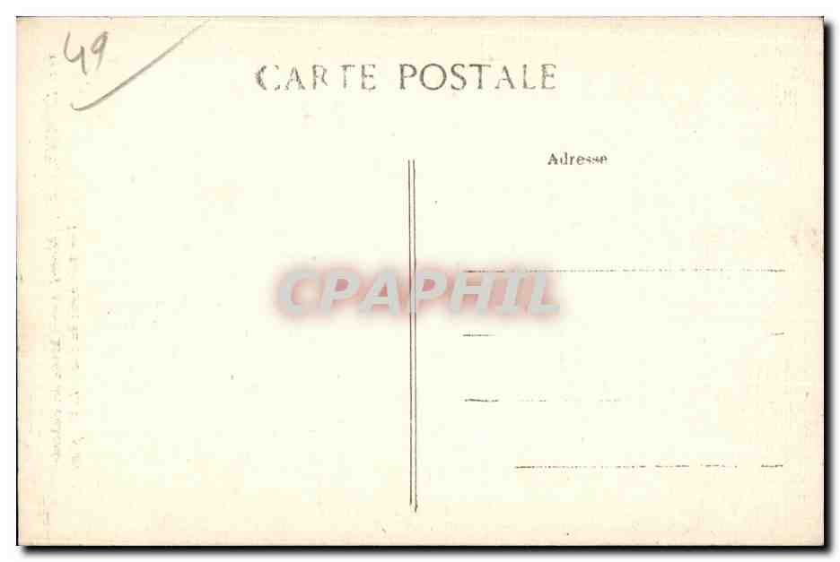 CPA La Jumelliere Chateau des Buhards Vue aux bords du Lac — Rückseite