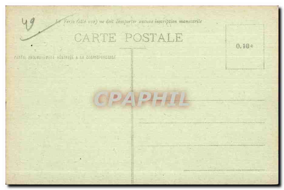 CPA La Jumelliere Le Chateau de la Faultriere facade laterale — Rückseite