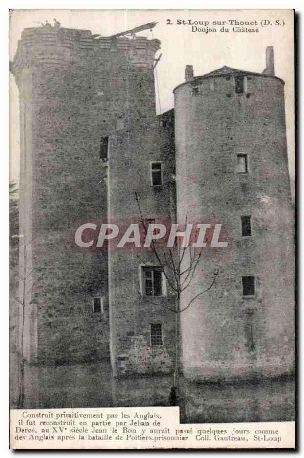 CPA St Loup sur Thouet Donjon du Chateau