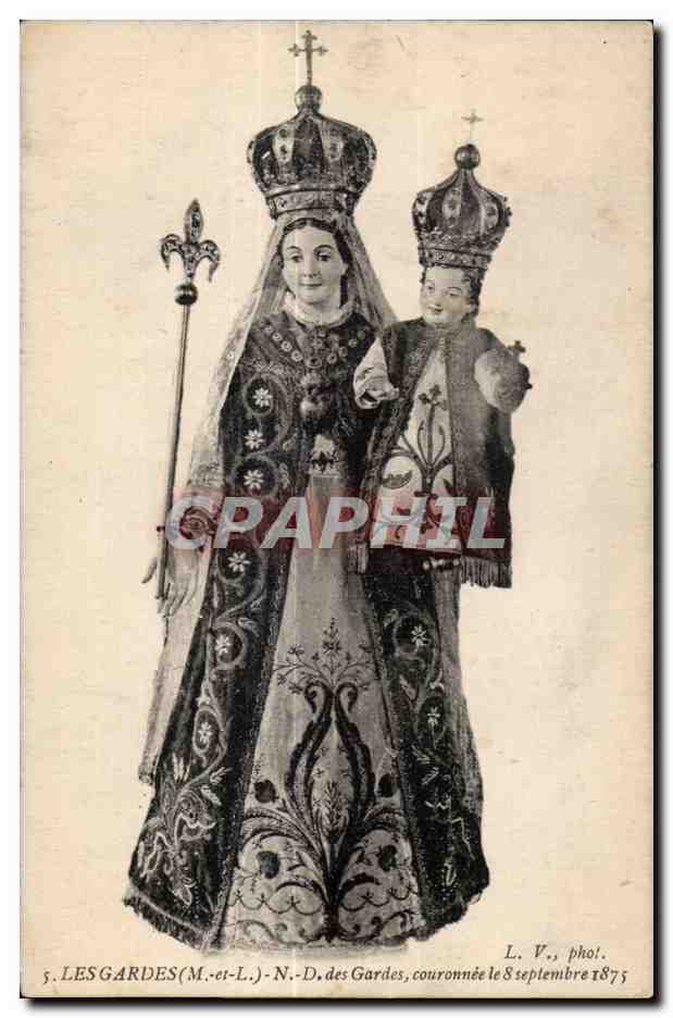 CPA Lesgardes des Gardes couronnee le 8 septembre 1875