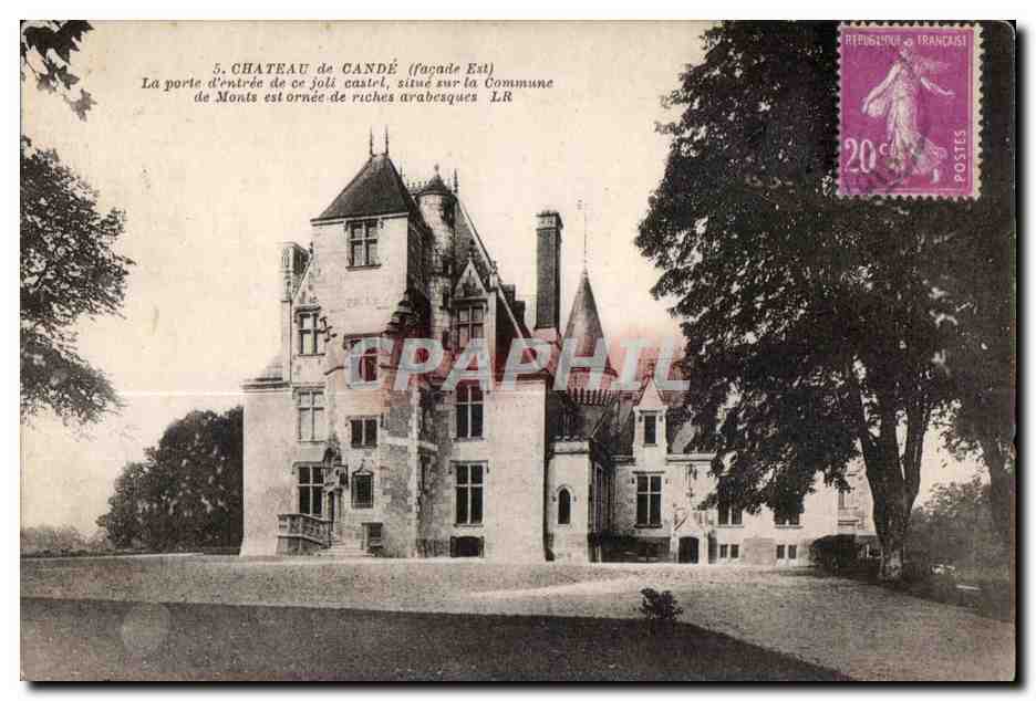 CPA Chateau de Oande La porte d entree de ce joli castel