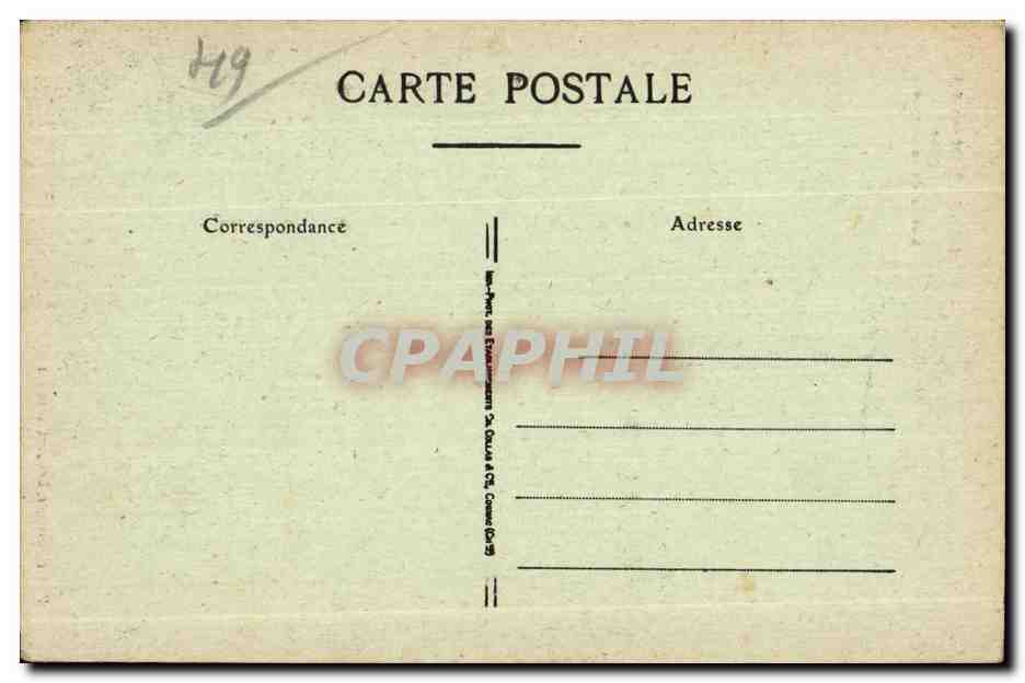 CPA Longue (M et L) L Eglise Sortie de la Messe — Rückseite