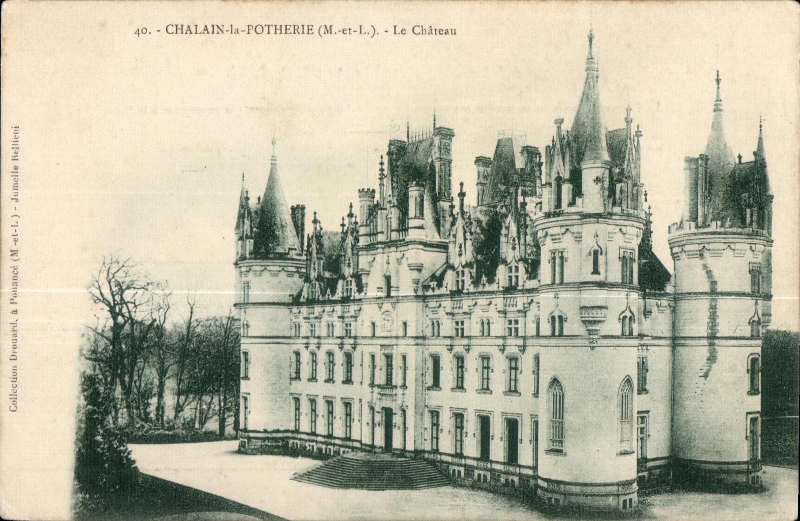 CPA Chalain la Potherie (M et L) Le Chateau