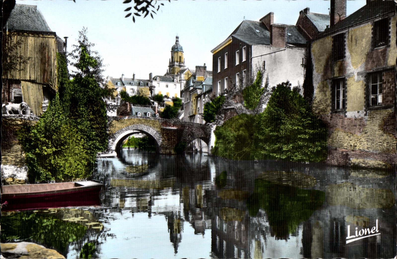 CPSM Segre (Maine et Loire) Le Vieux Pont Sur I Oudon