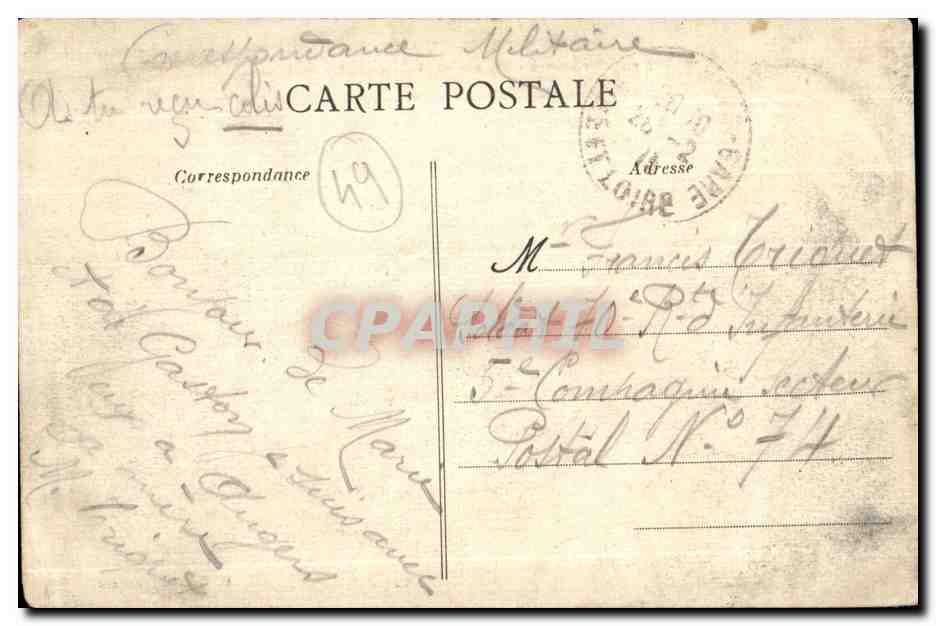 CPA Murs Erigne Vue sur Saint Maurille Les Pents de Ce — Rückseite