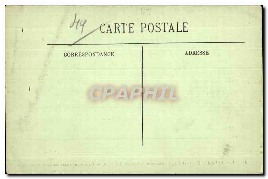 CPA Fontevrault (M et L) Abbaye du XI siecle Galerie interieure du Cloitre (nord) — Rückseite