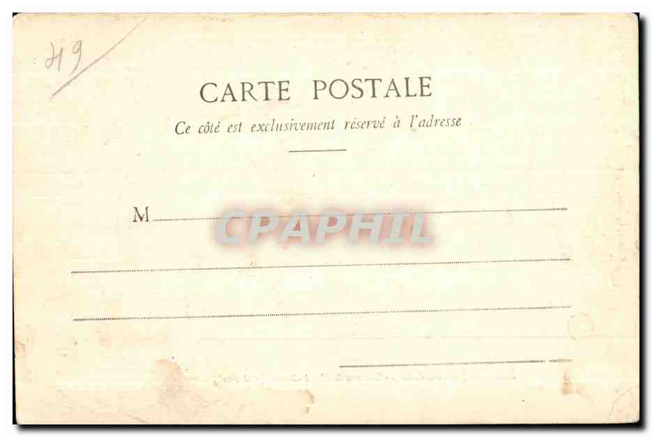 CPA Ecuille (Maine et Loire) Chateau du Plessis Bourre (Cote Nord) — Rückseite