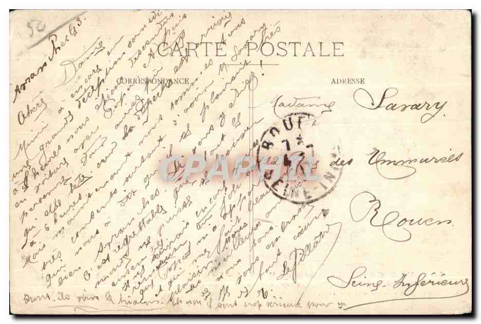 Avranches — La Pierre de Henri II — Éditeur Lib. Leprovost, n°80 — Rückseite