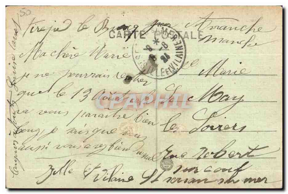 Avranches (Manche) — Le Jardin des Plantes — J. Sorel, édit. Rennes — Rückseite