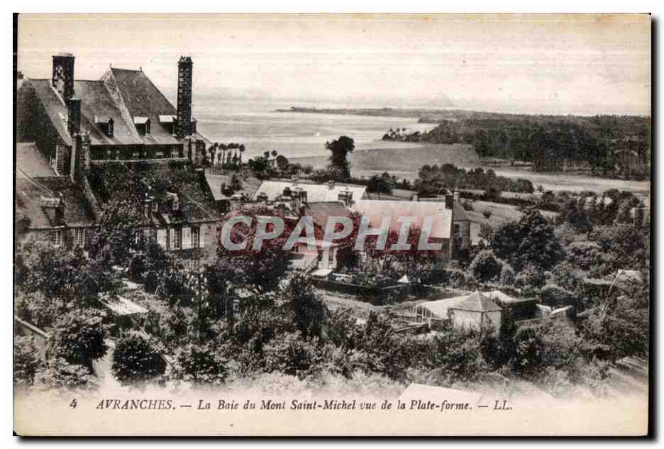 Avranches — La Baie du Mont-Saint-Michel vue de la Plate-forme — LL.