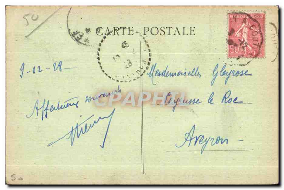 Avranches (Manche) – La Pierre de Henri II d'Angleterre et le Monument du Souvenir Français — Verso