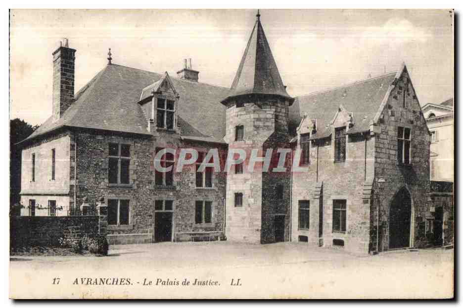 Avranches - Le Palais de Justice — éditeur LL, n° 17