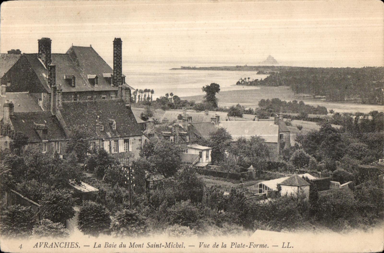 Avranches — La Baie du Mont Saint-Michel — Vue de la Plate-Forme — LL.