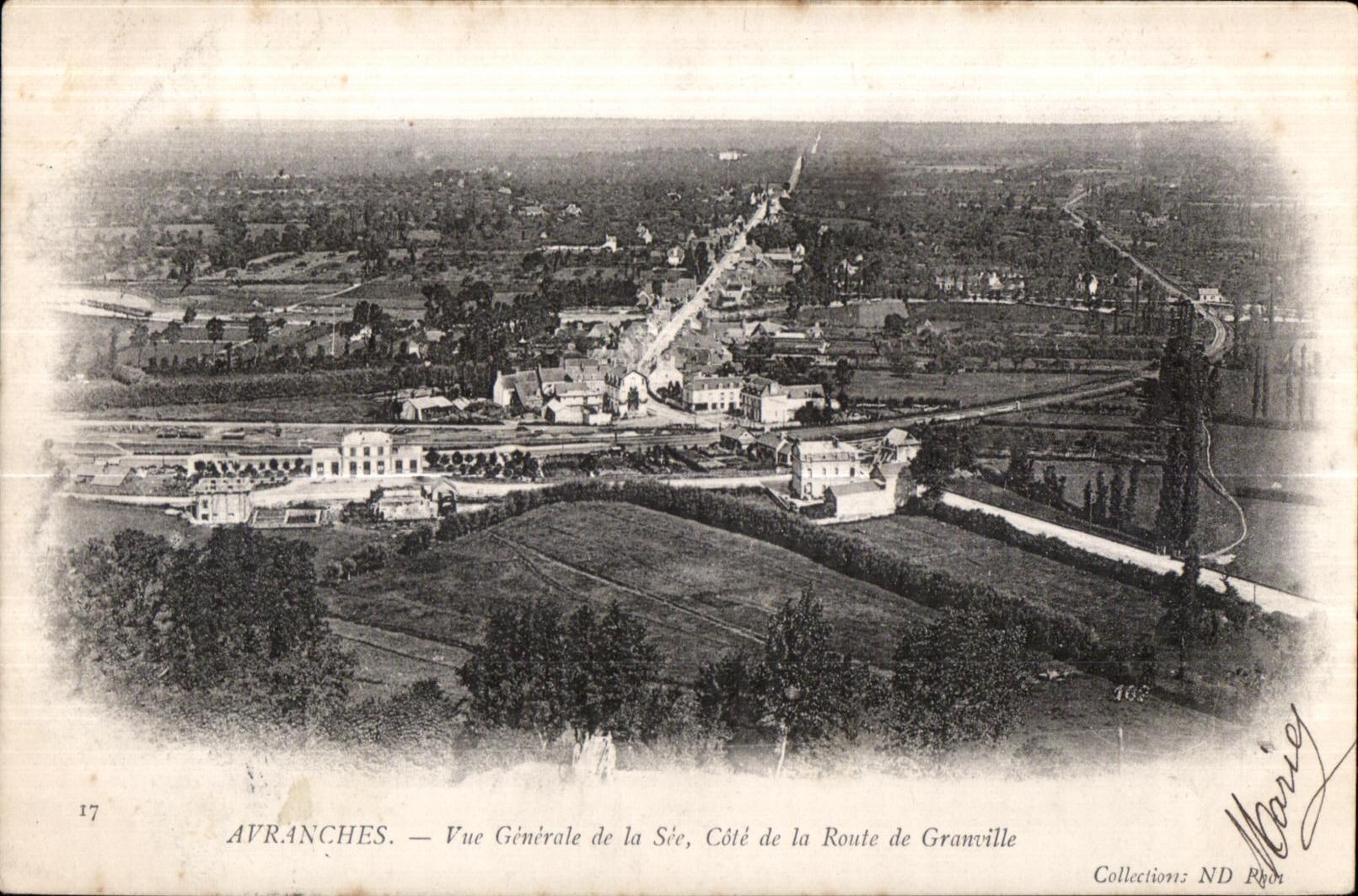 Avranches — Vue Générale de la Sée, Côté de la Route de Granville — ND Phot