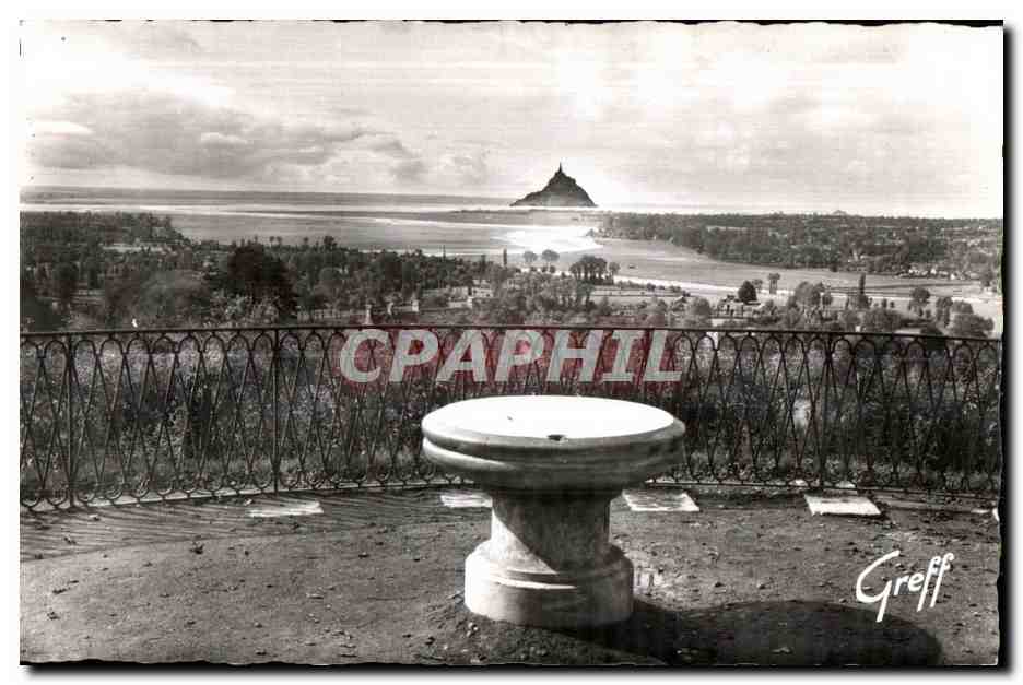 Mont Saint-Michel — vue depuis le Jardin des Plantes d'Avranches — Greff