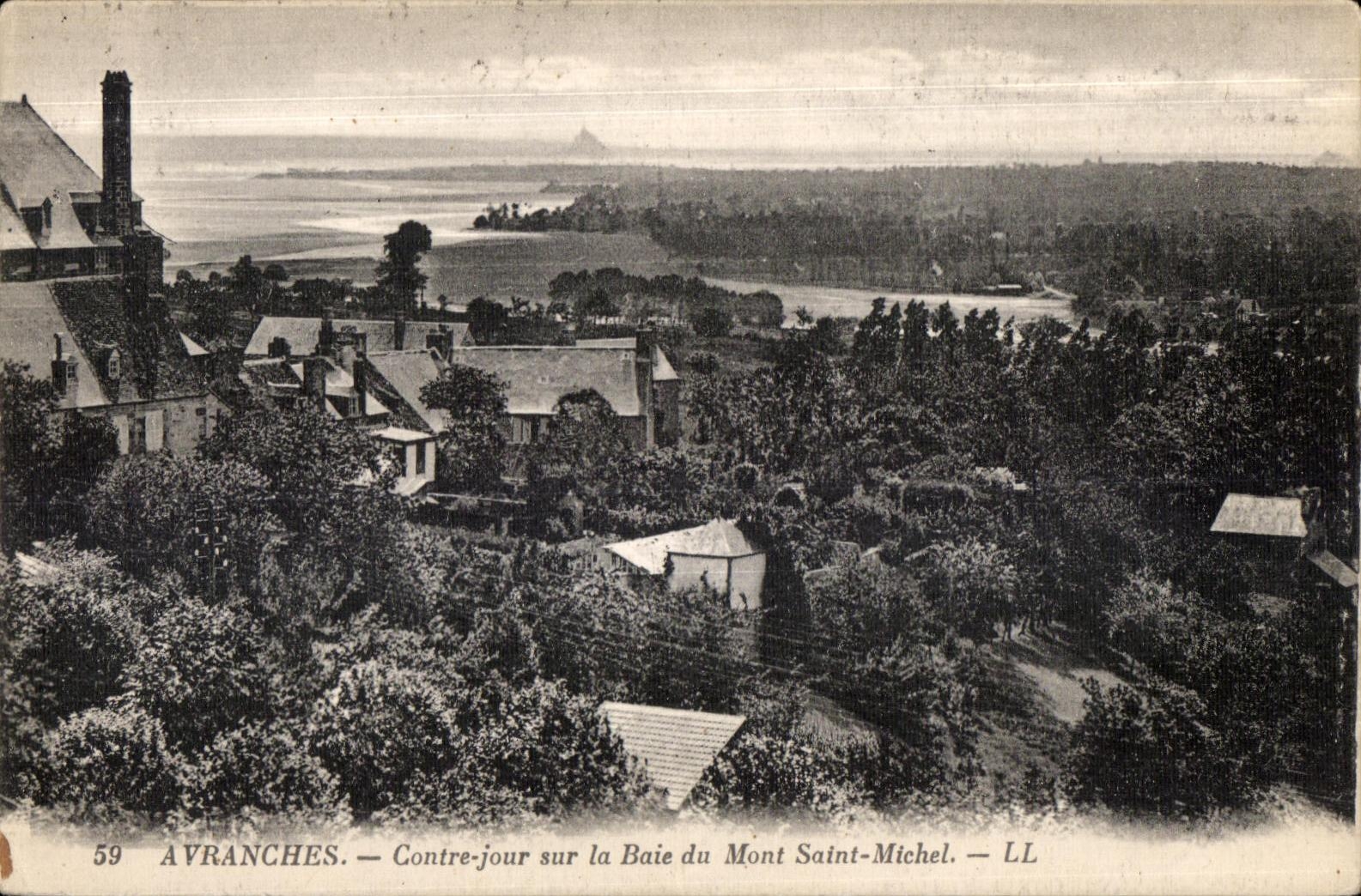 Avranches — Contre-jour sur la Baie du Mont Saint-Michel — LL