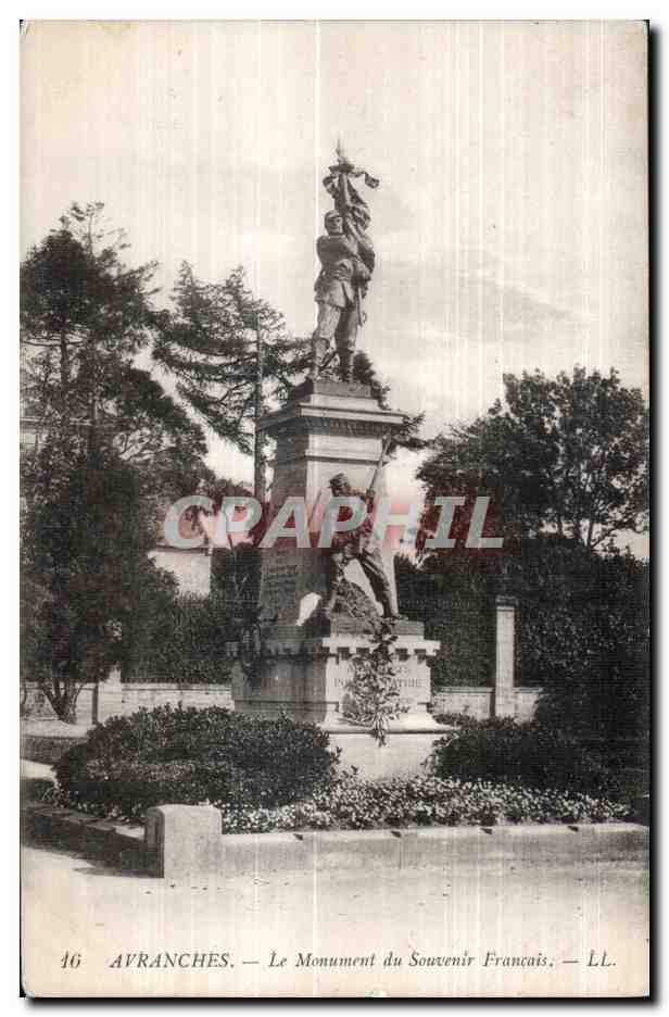Avranches — Le Monument du Souvenir Français — LL. n°16