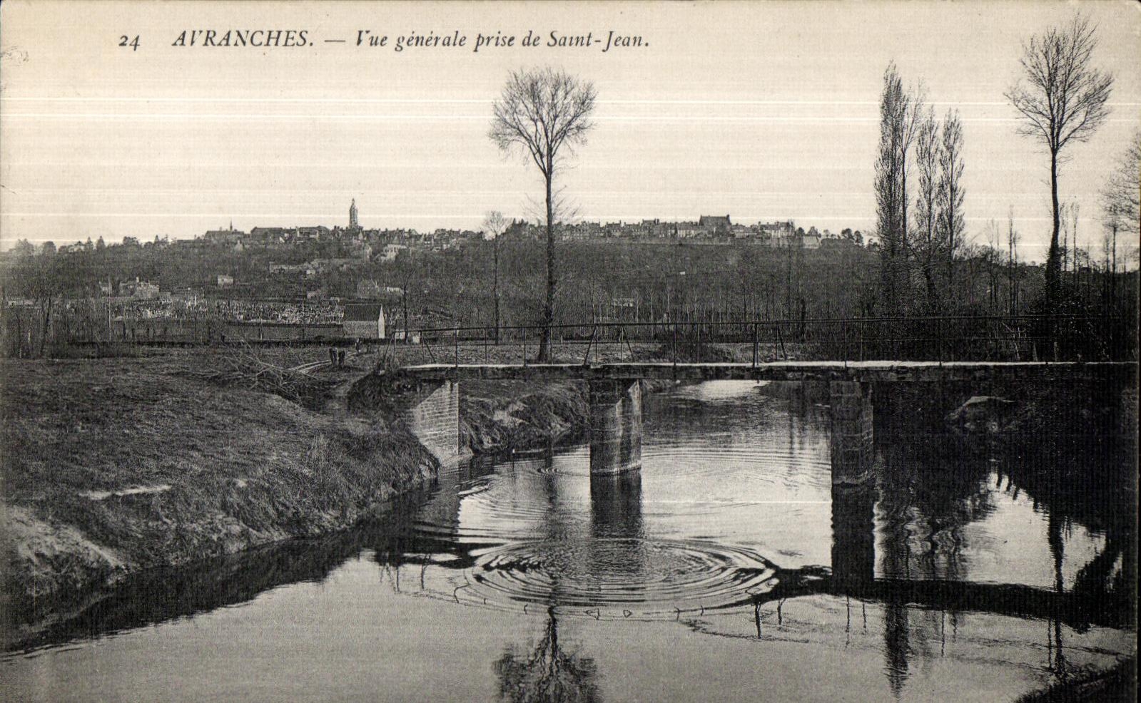 Avranches — Vue générale prise de Saint-Jean.