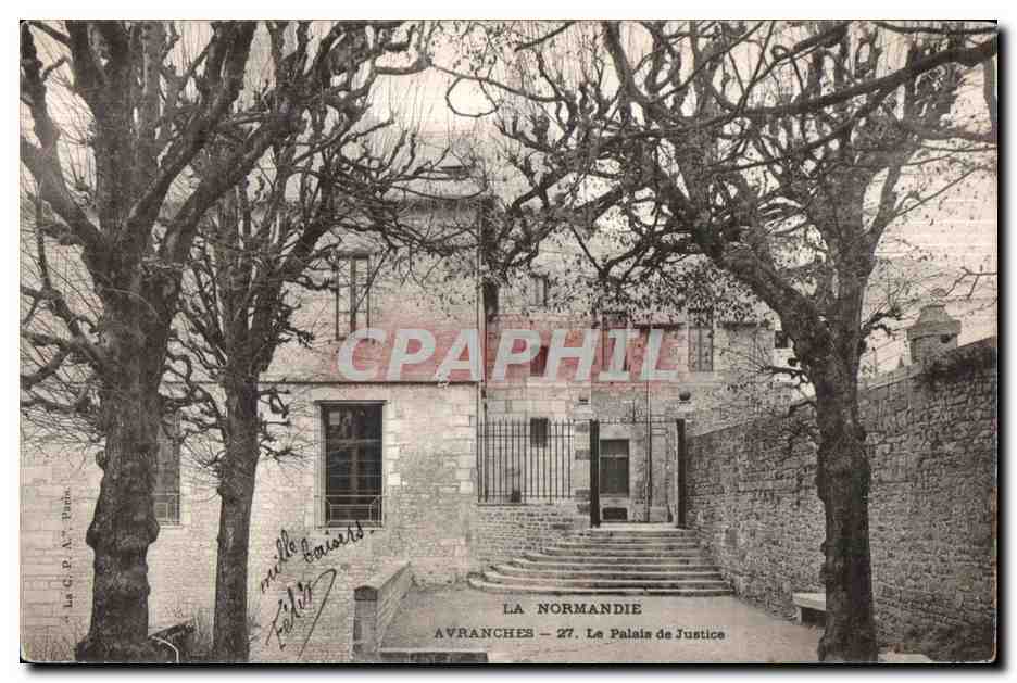 Avranches — Le Palais de Justice — La Normandie 27