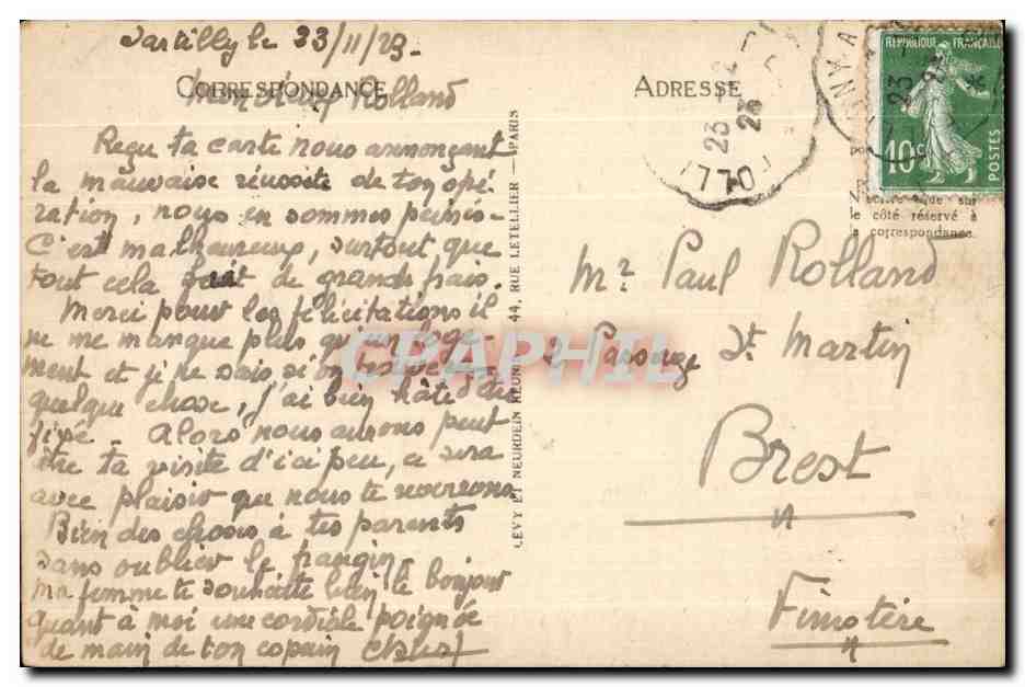 Avranches - Das College der jungen Mädchen und der Botanische Garten - LL — Rückseite