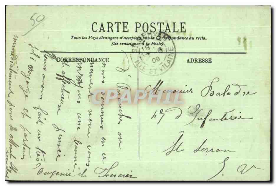 La Pierre de Henri II — Avranches — LL. — Étude 1 — Rückseite