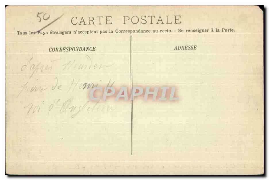 Avranches — La Pierre de Henri IV et le Monument du Souvenir Français — LL. — Reverso