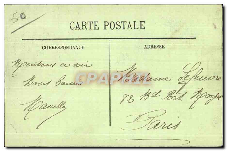 Avranches — Le Jardin des Plantes — Le Cèdre — Éditeur LL n°38 — Rückseite