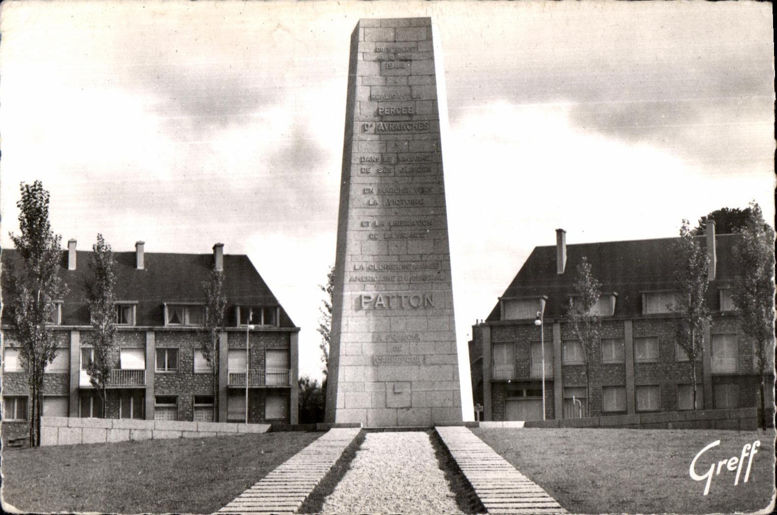Avranches — Patton-Monument — Greff