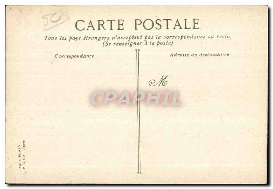 AvrancheS — Sous-Préfecture et Monument du Souvenir Français — L.V. & Cie — Rückseite