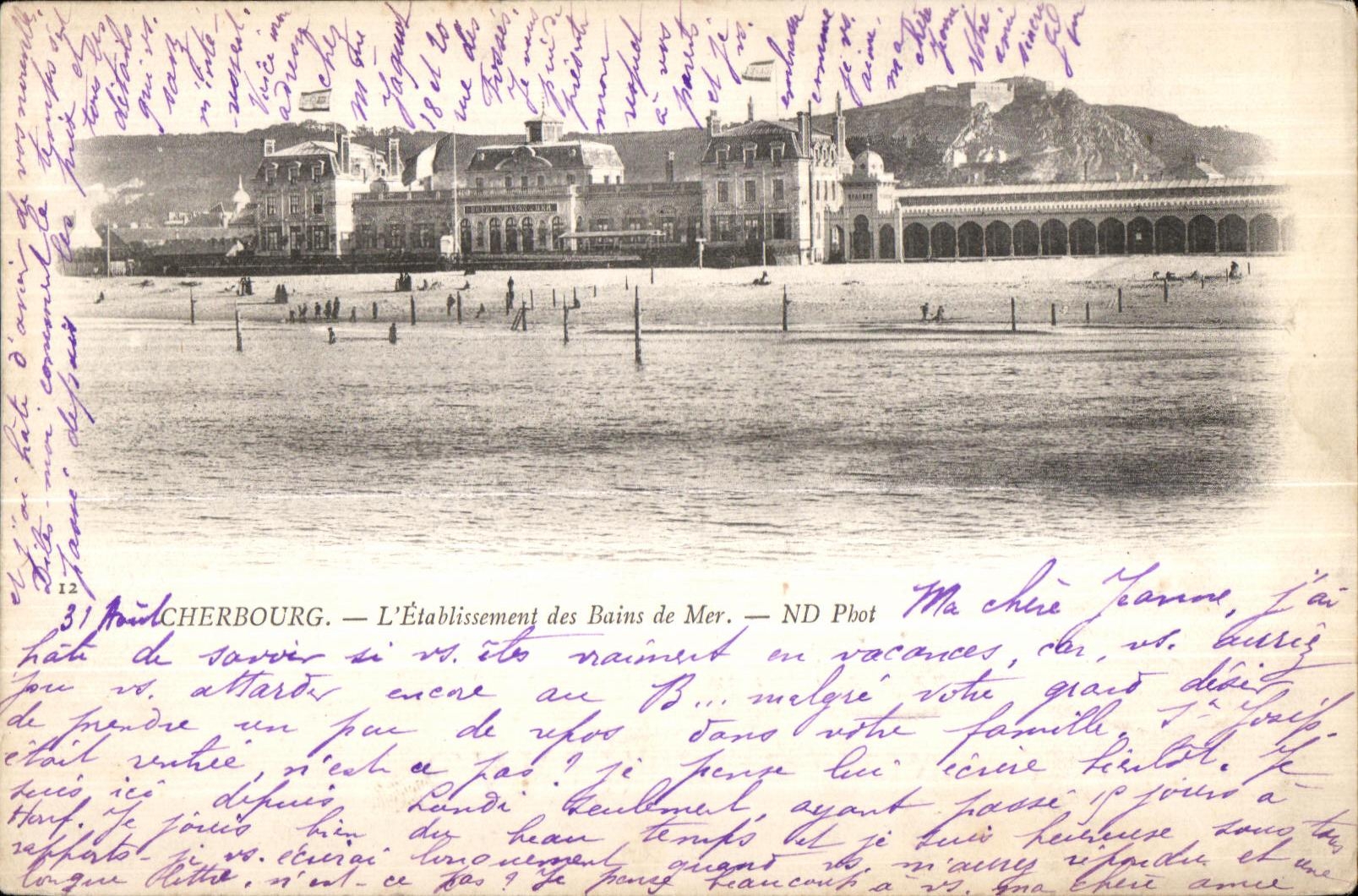 CPA Cherbourg L Etablissement des Bains de Mer