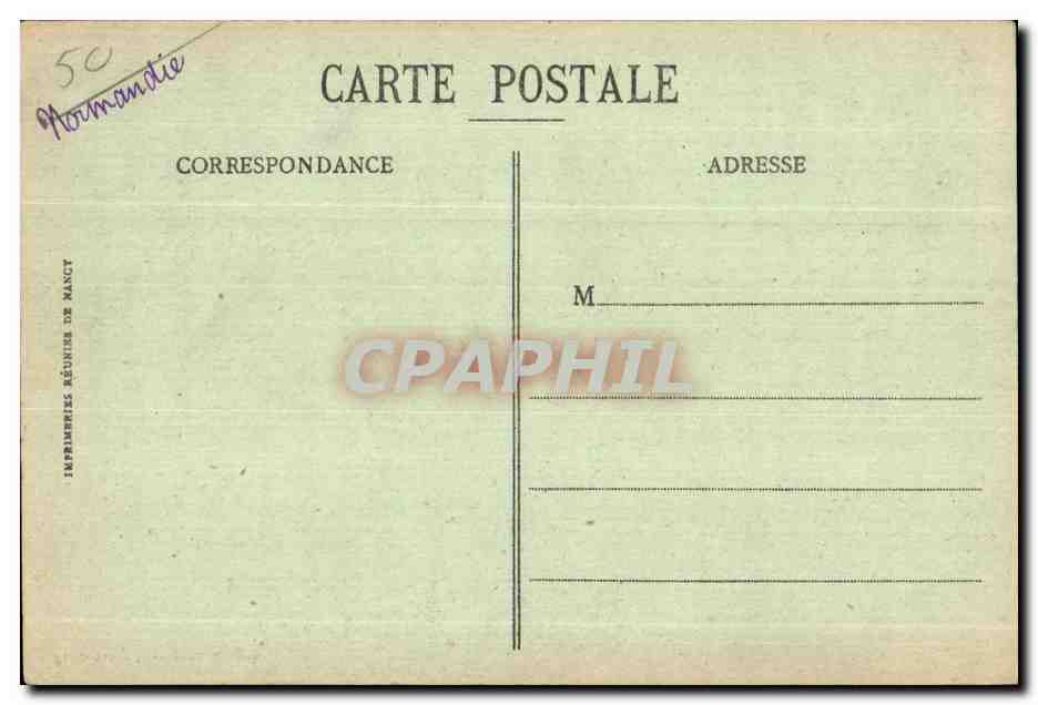 Cherbourg - La Place Napoléon — Collection F. C., Cherbourg, n°62 — Rückseite