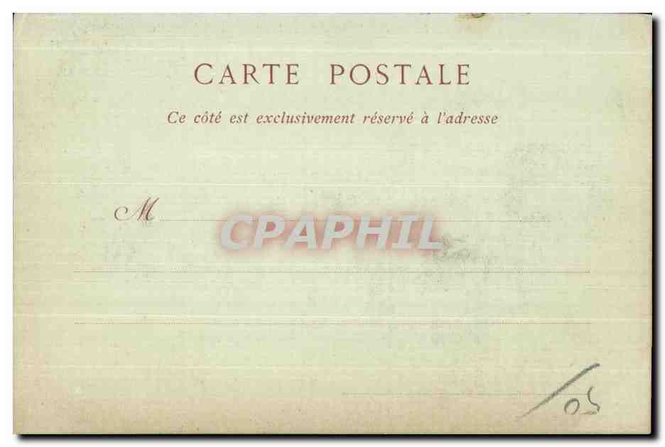 CPA Cherbourg Arsenal de Trophees de la Salle d Armes Militaria  — Verso