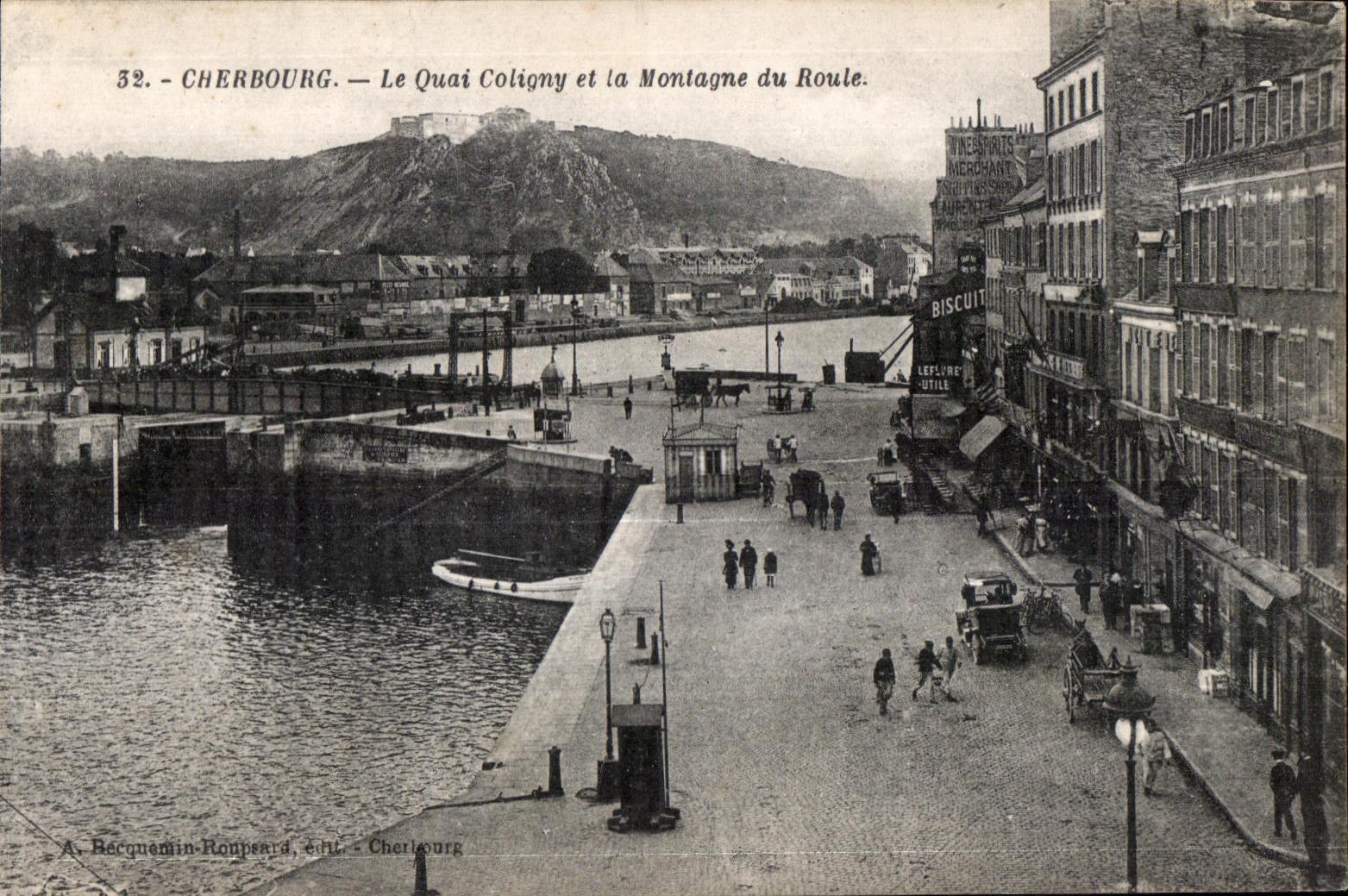 CPA Cherbourg Le Coligny et la Montagne du Roule