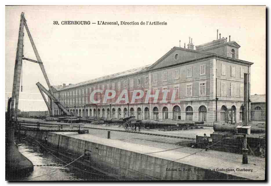 Cherbourg — Das Arsenal, Artilleriedepartement — Edition L. Ratti, Schreinerei und Konfektion, Cherbourg
