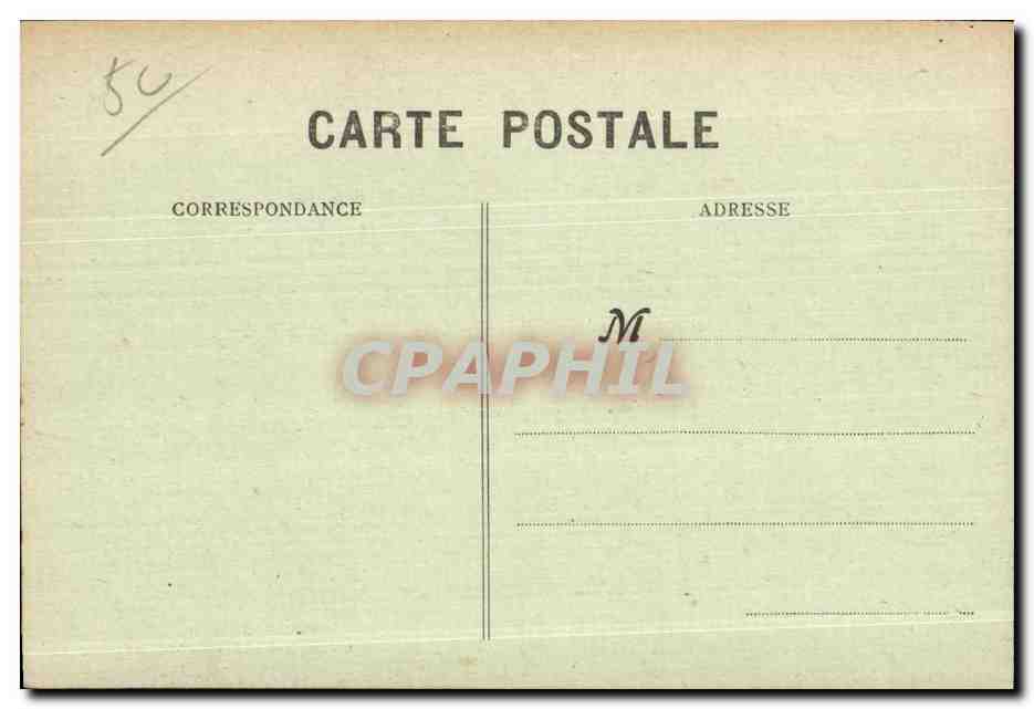 Cherbourg — Das Arsenal, Artilleriedepartement — Edition L. Ratti, Schreinerei und Konfektion, Cherbourg — Rückseite