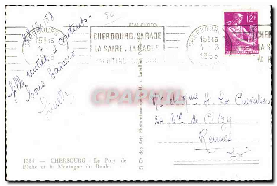 Cherbourg - Le Port de Pêche et la Montagne du Roule — Cap — Reverso