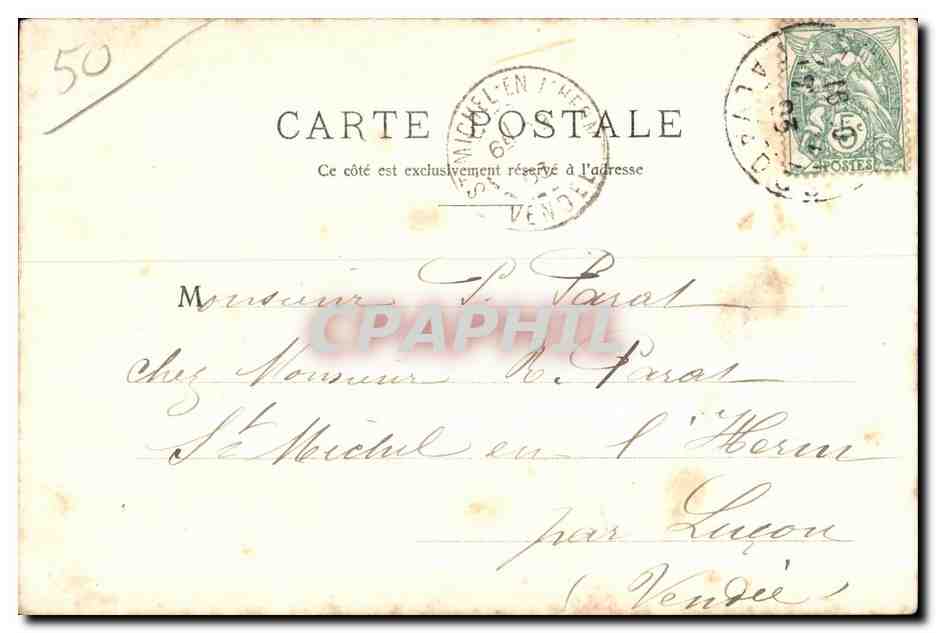 Coiffes d'hier — Cherbourg — La Normandie — La C.P.A. Paris — Reverso