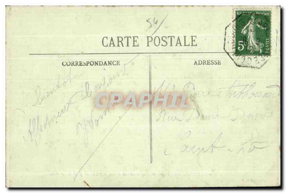 Cherbourg - Etude de Vague sur la Place Napoléon un jour de tempête - Collection P. B., Cherbourg — Reverso