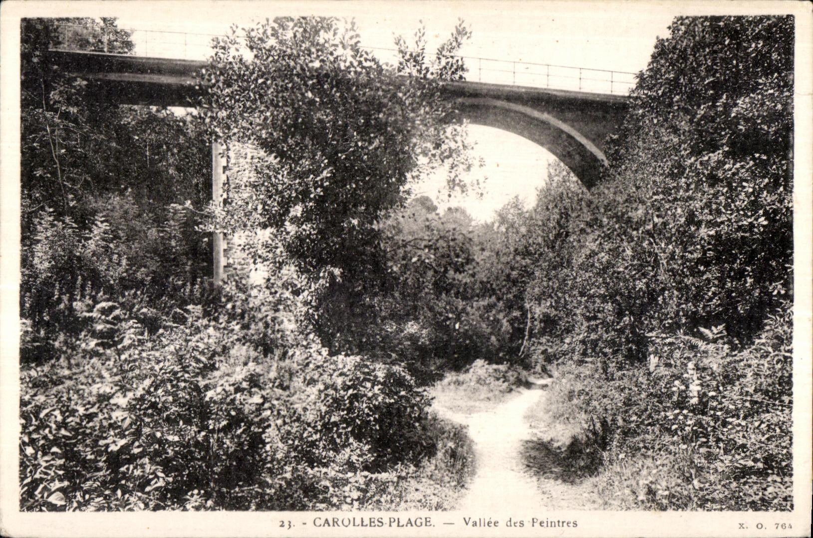 Carolles-Plage — Vallée des Peintres — Éditeur X.O. 764