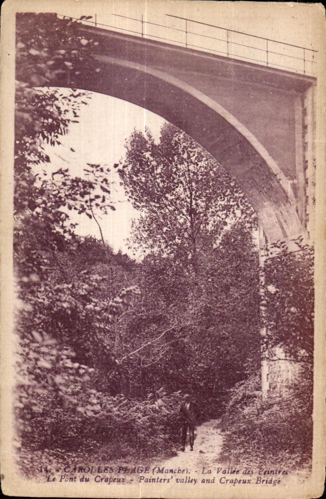 The Crapeux Bridge — Valley of the Painters — G. Arnaud publisher, Nantes