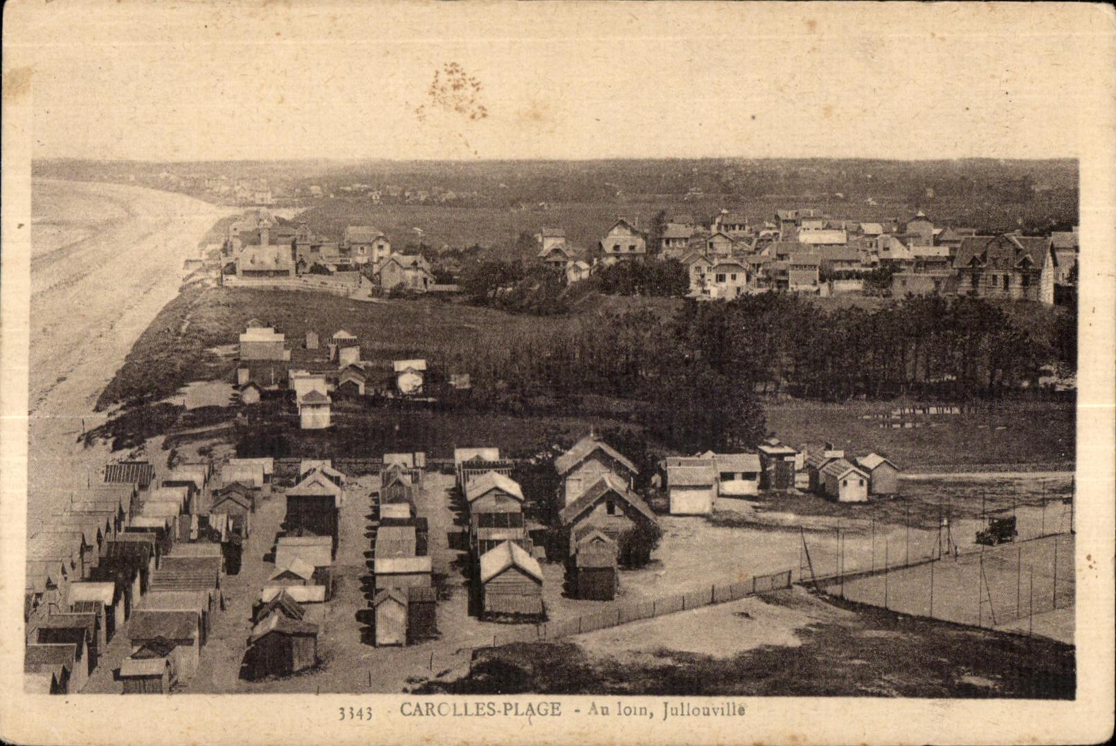 CPA Carolles Plage Au Loin Jullouville