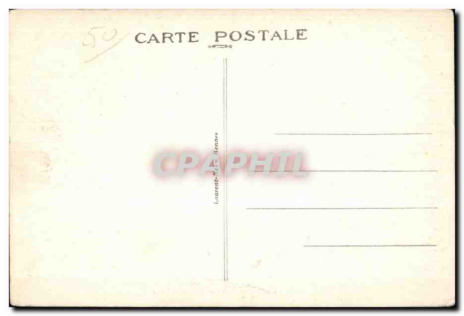 CPA Carolles Route du Pignon Butor — Back